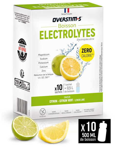Bebida de electrolitos (cero calorías)